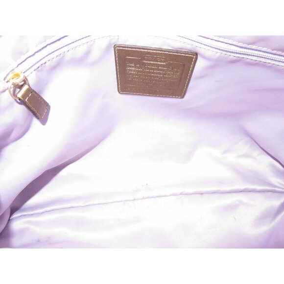 Coach 2011 Signature C Floral Applique Frame Kisslock Frame Bag Carryall Satchel - Picture 6 of 16